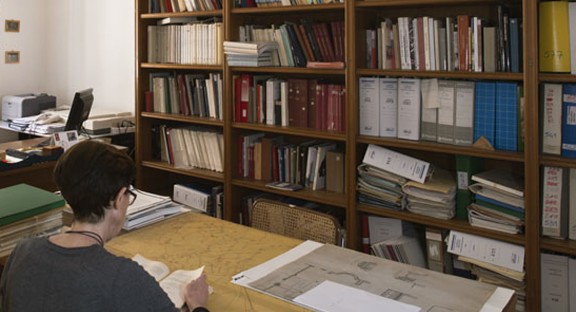 La Biblioteca di Palazzo Altemps.