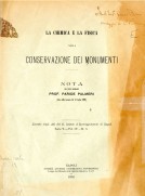 La Chimica e la Fisica nella Corservazione dei Monumenti