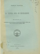 La Tavola osca di esecrazione