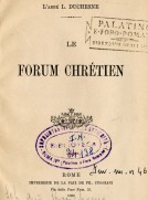 Le Forum chrétien